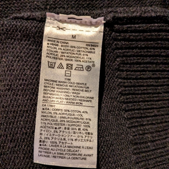 Banana Republic Fur Trim Cardigan - Picture 7 of 7